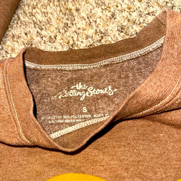 The Rolling Stones Brown Women’s crew neck sweatshirt with Graphic Design - Picture 3 of 4